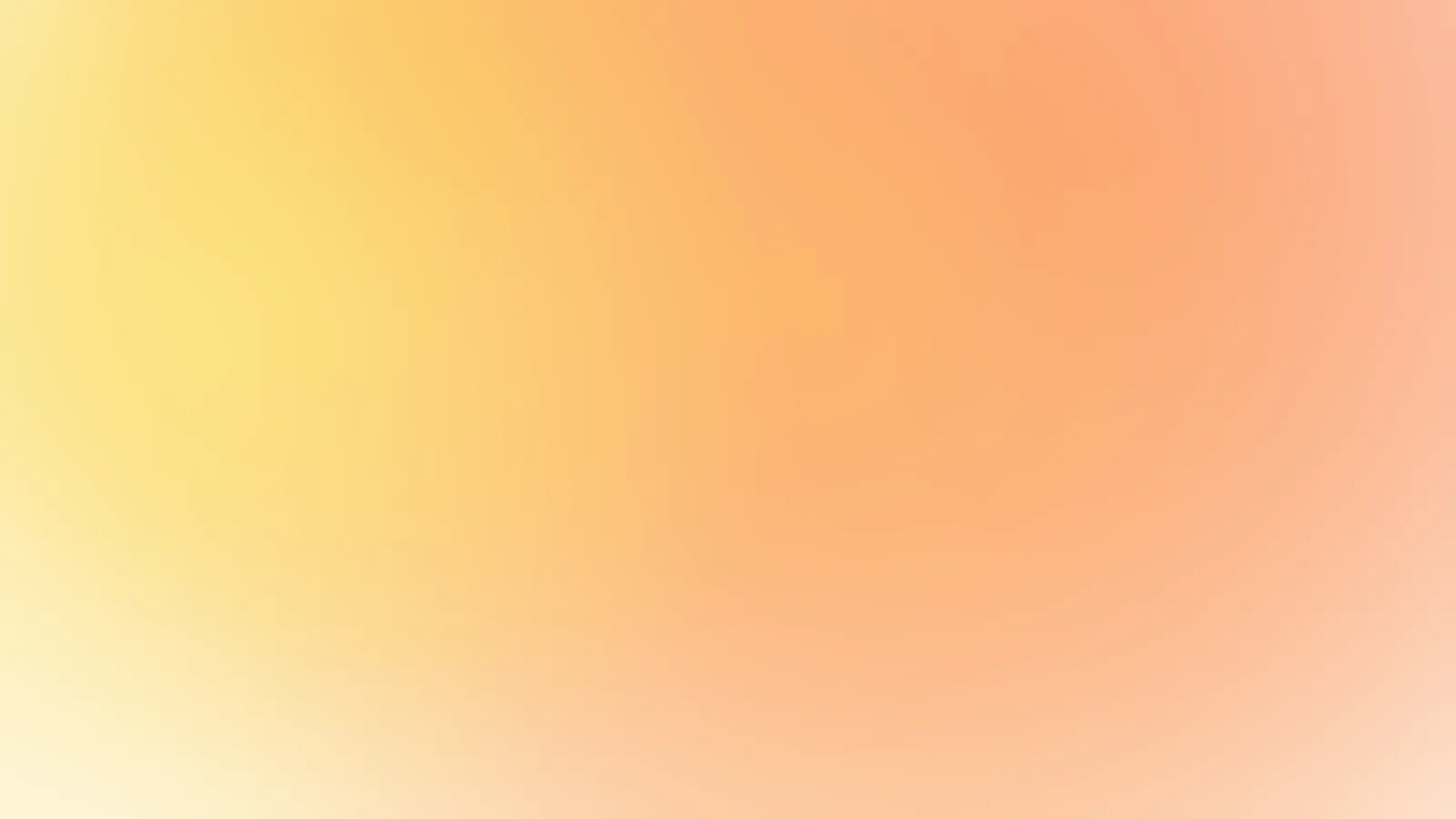 Bright citrus gradient in yellow and coral